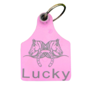 Large Industrial Tag Keyring